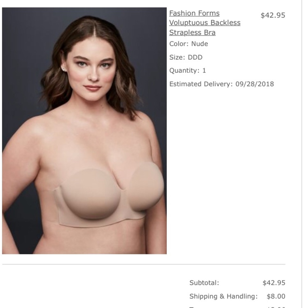 Never opened sticky bra